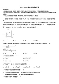 2022年安徽省合肥市四十二中学中学铁国际城校区中考适应性考试数学试题含解析