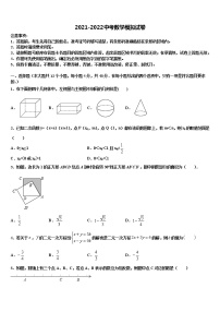 2022年安徽省六安市名校中考数学考试模拟冲刺卷含解析