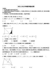 2022年福建省龙岩市新罗区达标名校中考数学五模试卷含解析