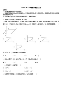 2022年广西梧州市苍梧县中考数学模拟精编试卷含解析