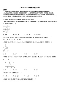 2022年湖北省武汉市东湖高新区重点达标名校中考数学最后冲刺模拟试卷含解析