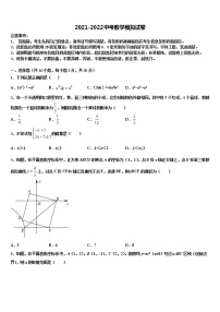 2022年湖北省咸宁市名校中考数学押题卷含解析