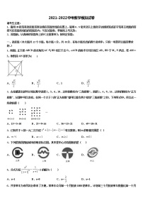 2022年湖北省黄石市白沙片区中考数学模试卷含解析