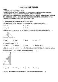 2022年江苏省滨淮初中数学毕业考试模拟冲刺卷含解析