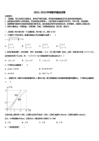 2022年吉林省长白县联考中考二模数学试题含解析