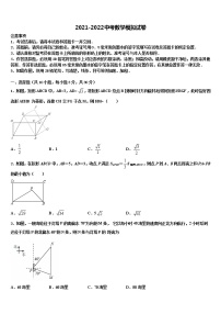 2022年江苏省金坛区中考数学最后冲刺模拟试卷含解析