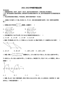 2022年江苏省无锡市江阴市南闸实验校中考三模数学试题含解析