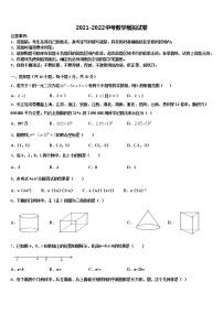 2022年辽宁省抚顺市顺城区中考数学对点突破模拟试卷含解析