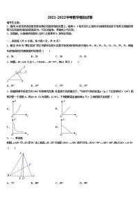 2022年山东省宁津县市级名校中考猜题数学试卷含解析