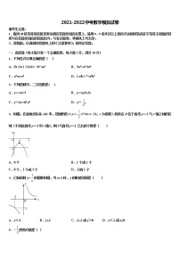 2022年四川省广安市岳池县中考四模数学试题含解析