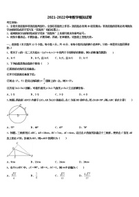 安徽省毫州市涡阳县2022年中考四模数学试题含解析