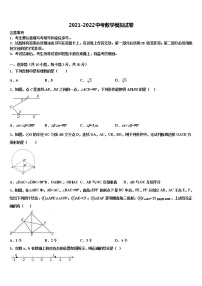 安徽省安庆市太湖县市级名校2021-2022学年中考押题数学预测卷含解析