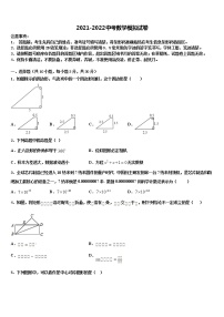 安徽省石台县重点中学2022年中考数学模拟精编试卷含解析