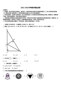 北京市中学关村中学2022年中考数学五模试卷含解析