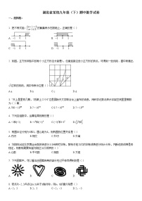 2007-2008学年湖北省某校九年级（下）期中数学试卷