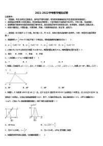 北京市中学国人民大附属中学2022年毕业升学考试模拟卷数学卷含解析