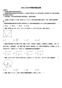 福建厦门双十中学2021-2022学年中考数学五模试卷含解析