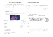 2022年北京市顺义区中考数学模拟试卷(word版含答案)