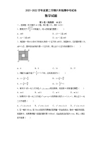 安徽省滁州市定远县民族中学2021-2022学年八年级下学期期中考试数学试题（含答案）