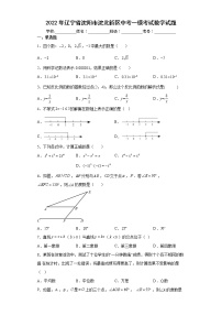 2022年辽宁省沈阳市沈北新区中考一模考试数学试题(word版含答案)