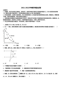 福建省永春县市级名校2021-2022学年中考数学对点突破模拟试卷含解析