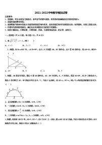 甘肃省榆中学县达标名校2022年中考押题数学预测卷含解析