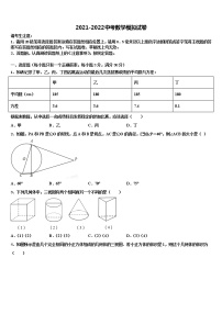 甘肃省武威第八中学2022年中考押题数学预测卷含解析