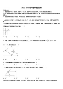 广东省广州市荔湾区统考2021-2022学年中考数学适应性模拟试题含解析