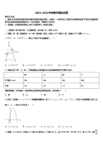 广东省惠阳市马安中学2021-2022学年中考数学模试卷含解析