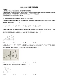 广西省崇左市天等县2022年中考数学对点突破模拟试卷含解析