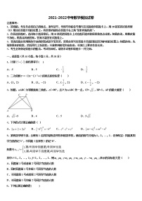 贵州省黔西南州望谟六中学2022年中考数学最后冲刺模拟试卷含解析