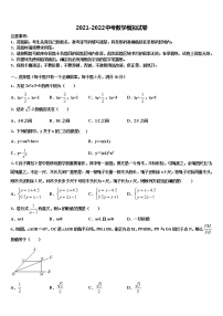 河北省石家庄市第二十八中学2022年初中数学毕业考试模拟冲刺卷含解析