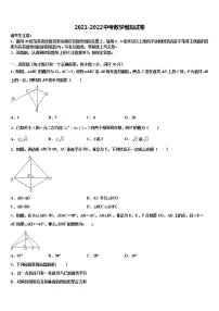 河南省三门峡市陕州区市级名校2022年中考数学模试卷含解析