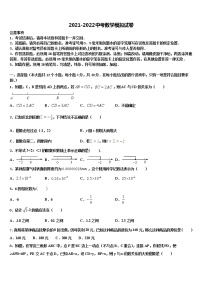 湖北省黄冈市麻城市顺河镇2021-2022学年初中数学毕业考试模拟冲刺卷含解析