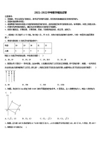 湖北省黄石市阳新一中卓越联盟2021-2022学年中考适应性考试数学试题含解析