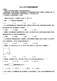 黑龙江省哈尔滨市南岗区萧红中学2021-2022学年中考数学押题试卷含解析