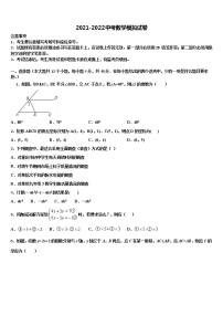 湖北省舞阳中学2022年初中数学毕业考试模拟冲刺卷含解析