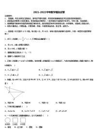 湖南省澧县市级名校2021-2022学年中考联考数学试卷含解析