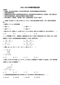 广西防城港市重点中学2022年中考数学押题卷含解析