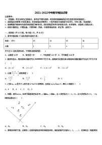 贵州省毕节市织金县重点名校2021-2022学年中考数学模拟预测试卷含解析