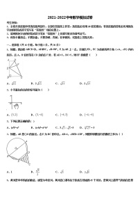 湖南省株洲市茶陵县2022年毕业升学考试模拟卷数学卷含解析