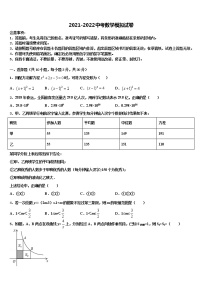 湖南省凤凰县重点名校2022年中考数学仿真试卷含解析