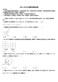 黄石市2021-2022学年中考二模数学试题含解析