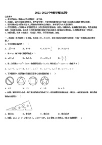 湖南长沙长郡教肓集团2022年中考三模数学试题含解析