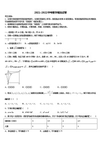 江苏省溧水县重点名校2021-2022学年中考数学模试卷含解析