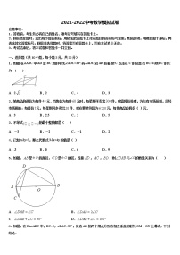 江苏省大丰区万盈镇沈灶初级中学2021-2022学年中考猜题数学试卷含解析