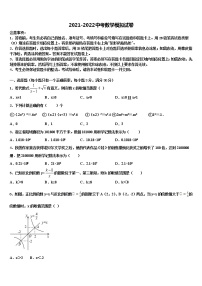 江苏省南京市溧水区达标名校2021-2022学年中考数学押题卷含解析