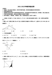 江苏省南京外国语校2022年中考数学猜题卷含解析