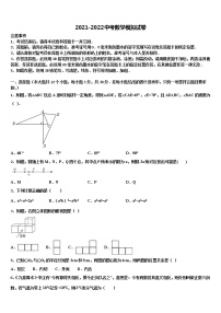 辽宁省沈阳市大东区达标名校2022年中考数学仿真试卷含解析