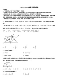 辽宁省盘锦地区2022年中考猜题数学试卷含解析